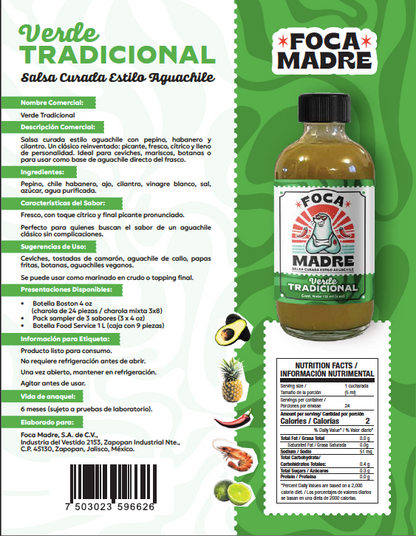 FOCA MADRE — Verde Aguachile Tradicional