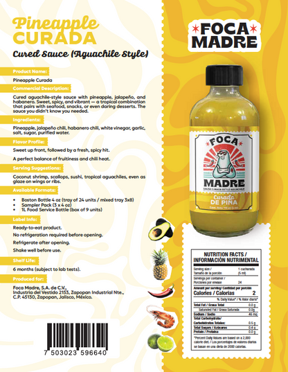 Salsa Piña Curada tipo Aguachile Foca Madre