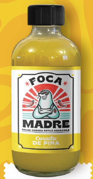 Salsa Piña Curada tipo Aguachile Foca Madre