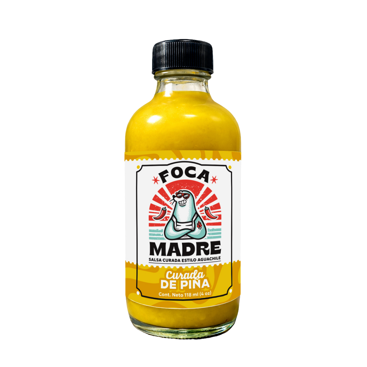 Salsa Piña Curada tipo Aguachile Foca Madre
